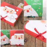 Caja de regalo elegante al por mayor de la Navidad de la impresión en color, caja de embalaje de la Navidad