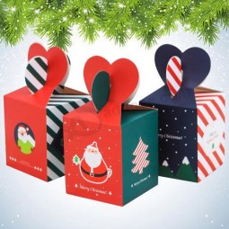 Aangepaste fijne kerstappel verpakking, kerst geschenkdoos, bonbondoos, papieren geschenkdoos