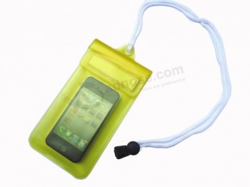 批发定制高-结束环保防水PVC手机袋