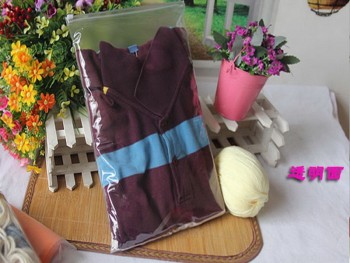 En gros personnalisé haut-Fin sac transparent d'emballage de vêtements de Pvc