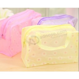 Wholesale customized high-end Portable PVC Plastic Bath Bag Cosmetic Bag Waterproof Wash Bag