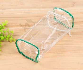批发定制高-结束PVC塑料透明沐浴洗漱包