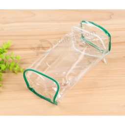 Wholesale customized high-end PVC Plastic Transparent Bath Wash Bag