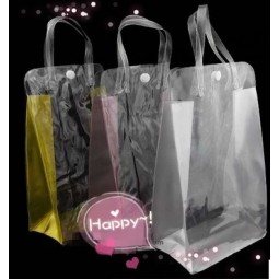 Wholesale customized high-end Simple Fashionable Waterproof PVC Button Bag