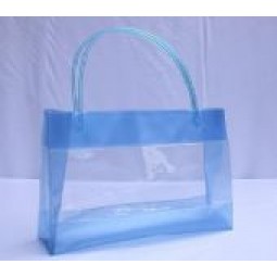 Wholesale customized high-end Transparent Clear PVC Shopping Hand Bags