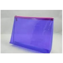 Customized high quality Pure Color Transparent Waterproof Cosmetic Bags