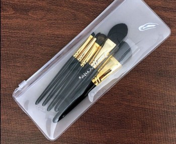 Customized high quality EVA Portable Ziplock Cosmetic Brush Bags