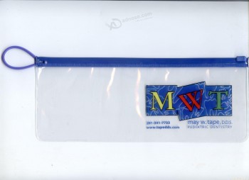 カスタマイズされた高品質の環境ではない-有毒な透明なPvc防水歯ブラシバッグ