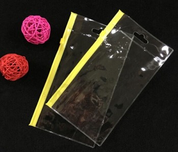 Customized high quality EVA Hook Transparent Items Storage Bag