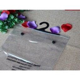 Customized high quality Environmental Protection and Durable Transparent PVC Hook Bag