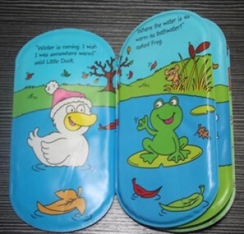 Libro de juguetes de baño impermeable a prueba de agua de alta calidad personalizado y saludable para niños