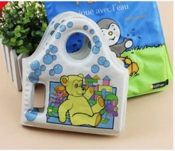 Personalizado de alta calidad lindo pequeño elefante niños impermeable baño juguetes libro