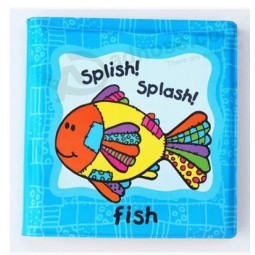 Enfants de poissons multicolores personnalisés de haute qualité étanche livre de jouets de bain