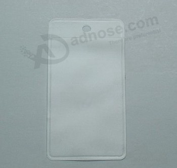 Venda por atacado personalizado de alta-Final mini bolsa de cartão de visita simples de plástico transparente PVC