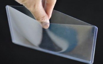 定制高品质oem高品质透明PVC名片袋定制尺寸