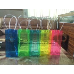Customized high quality Non-Toxic Eco-Friendly PVC Ice Bag for Wine\Beer Packing