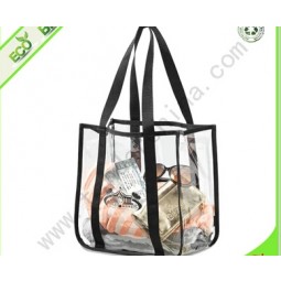 Customized high quality Matte Transparent Customizable Pattern Shopping PVC Bags