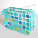 Customized high quality Eco-Friendly Printing Fashion PVC Zipper Bag