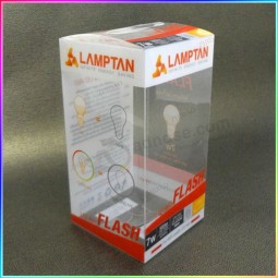 Customized high quality Clear PVC Plastic Fold Packaging Box with Custom-Size