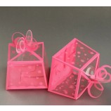 Caja de Cloruro de polivinilo personalizada de alta calidad de la caja de Cloruro de polivinilo de plástico transparente de impresión de color