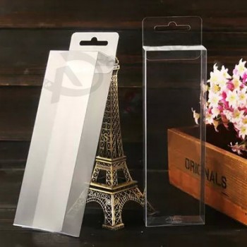 Caja de regalo de Cloruro de polivinilo portátil transparente mate de alta calidad personalizada