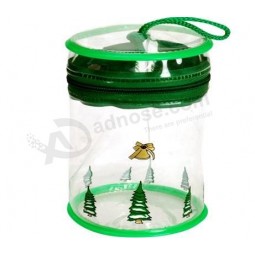 Customized high quality Hot Plastic Clear Printing Promotional Bag Cylinder Bag