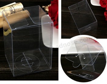 Caja de regalo de caja de joyería de caja de presentación de plástico de alta calidad personalizada caja de Cloruro de polivinilo