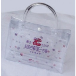 Wholesale Customized high quality PVC Button Bag with Handle