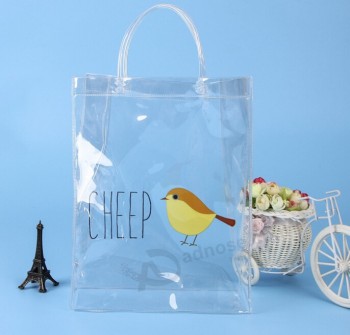 도매 맞춤형 고품질 의류 플라스틱 Pvc 휴대용 선물 가방