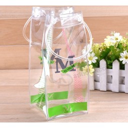 Wholesale Customized high quality PVC Transparent Gift Plastic Bag Customization Logo