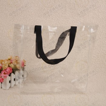 Wholesale Customized high quality Fashion Korean Version of Transparent PVC Beach Bag Swimming Bag