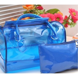 卸売カスタマイズされた高品質の新しい夏の透明な袋のショルダーバッグのビーチバッグ