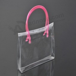 En gros personnalisé de haute qualité eco-Conception simple amicale claire sac à main en Pvc