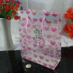 Wholesale Customized high quality Clear Hamdles PVC Fashion Shopping Bag
