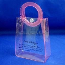 Customized high-end Heat Seal Clear PVC Candy and Chocolate Bag