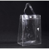 индивидуально высокий-конец образец дизайн прозрачный сумка для ручного мешка из пвх