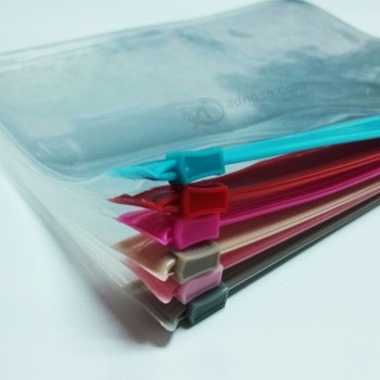 Personalizado alto-Bolsa de documentos de Cloruro de polivinilo transparente de impresión personalizada final reciclable