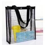 Customized high-end OEM Color Printing Handles Plastic Shopping Bag Wth Button Closure