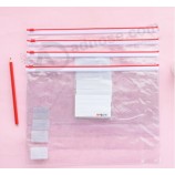 Customized high-end A4 Transparent PVC Drawstring Bag Document Bag