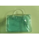 Customized high-end OEM Recyclable Transparent PVC Zipper Shopping Bag