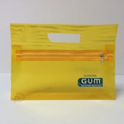 China Wholesale Customized high-end Colored PVC Zipper Bag with Handle