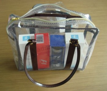 OEM individuell hoch-Endee drucken klar PVC Griff Verpackung Tasche