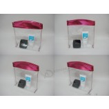 Customized high-end New Design Shopping Waterproof Clear PVC Cosmetic Bag