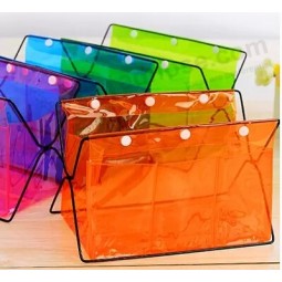 Groothandel op maat gemaakt hoog-Einde hete verkoop kleurrijke vouwen Pvc toiletartikelen doos