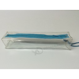 2017 Wholesale Customized high-end Durable Custom Print Clear PVC Zipper Bag