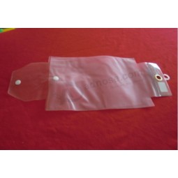 Wholesale Customized high-end Low Price Clear PVC Hair Bag with Button