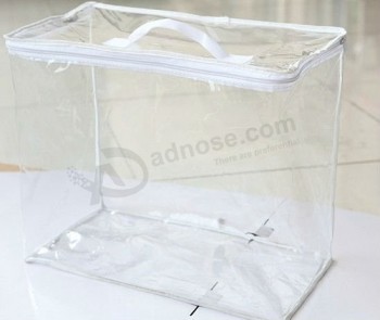 Wholesale Customized high quality Print Waterproof Large Clear PVC Case for Packaging Garment & Quilt