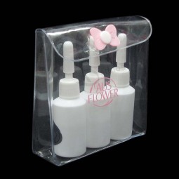 En gros personnalisé haute qualité impression claire Pvc pochette cosmétique