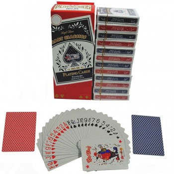 いいえ.98 Casino Paper Playing Cards/ポーカーカード卸売
