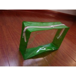 Wholesale Customized high quality Top Zipper Clear PVC Stand up Pouch